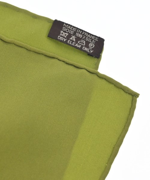 HERMES（エルメス）バンダナ・スカーフ カーキ サイズ:90 レディース/2200677499154