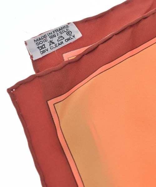 HERMES（エルメス）バンダナ・スカーフ 赤 サイズ:90 レディース/2200677499161