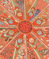 HERMES（エルメス）バンダナ・スカーフ 赤 サイズ:90 レディース/2200677499161