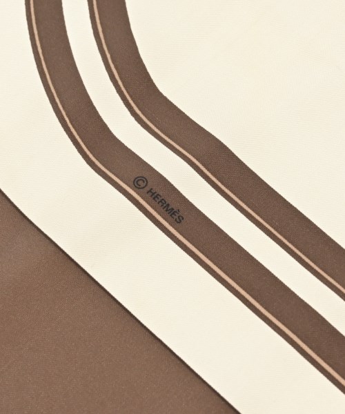 HERMES（エルメス）バンダナ・スカーフ 茶 サイズ:90 レディース/2200677499192