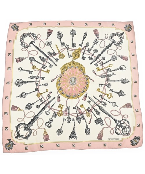 HERMES(エルメス)バンダナ・スカーフ ピンク サイズ:90/2200677499208