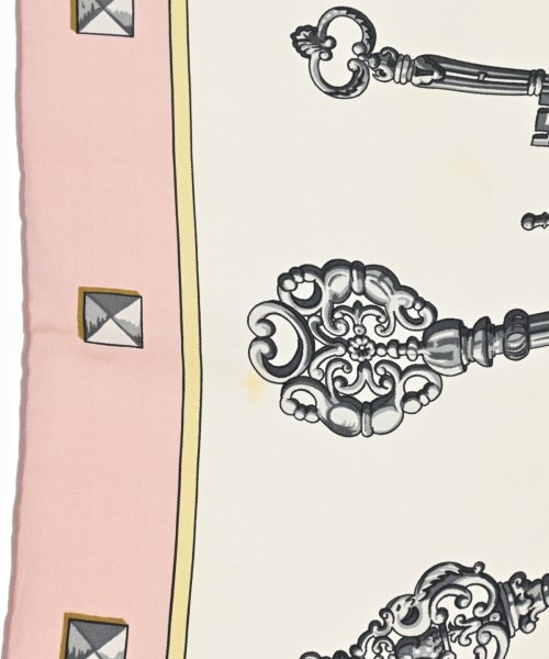 HERMES（エルメス）バンダナ・スカーフ ピンク サイズ:90 レディース/2200677499208