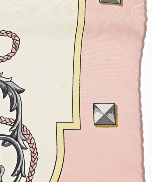 HERMES（エルメス）バンダナ・スカーフ ピンク サイズ:90 レディース/2200677499208
