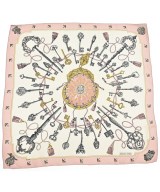 HERMES（エルメス）バンダナ・スカーフ ピンク サイズ:90 レディース/2200677499208