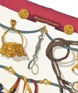 HERMES（エルメス）バンダナ・スカーフ 赤 サイズ:90 レディース/2200677499222