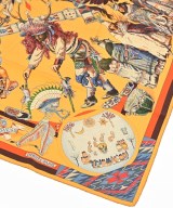 HERMES（エルメス）バンダナ・スカーフ 黄 サイズ:90 レディース/2200677499239