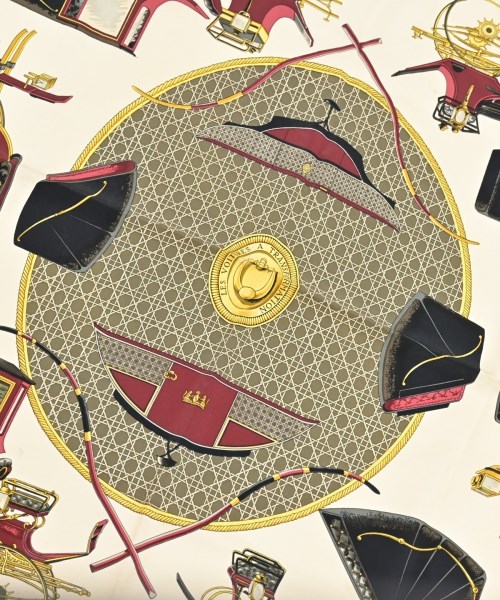 HERMES（エルメス）バンダナ・スカーフ 赤 サイズ:90 レディース/2200677499246