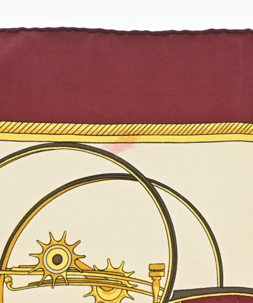 HERMES（エルメス）バンダナ・スカーフ 赤 サイズ:90 レディース/2200677499246