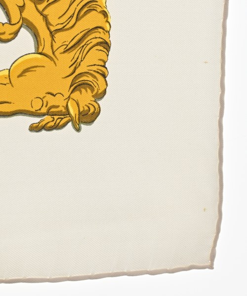 HERMES（エルメス）バンダナ・スカーフ 白 サイズ:90 レディース/2200677499277