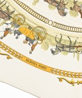 HERMES（エルメス）バンダナ・スカーフ 白 サイズ:90 レディース/2200677499277