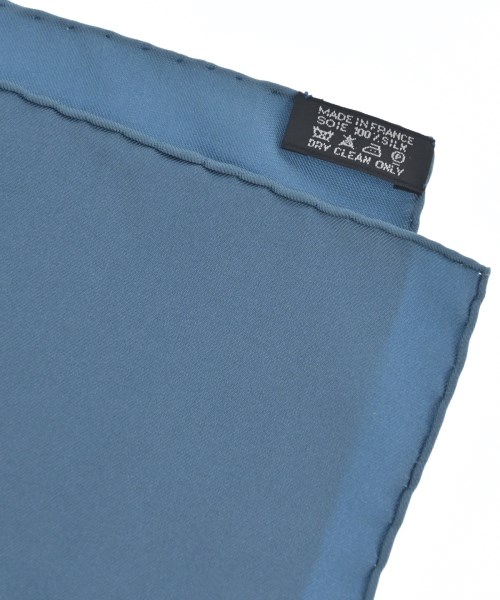 HERMES（エルメス）バンダナ・スカーフ 青 サイズ:90 レディース/2200677499291