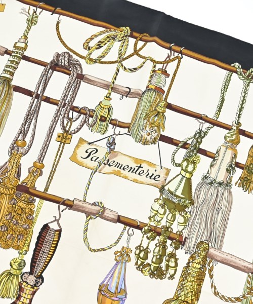 HERMES（エルメス）バンダナ・スカーフ 黒 サイズ:90 レディース/2200677499314