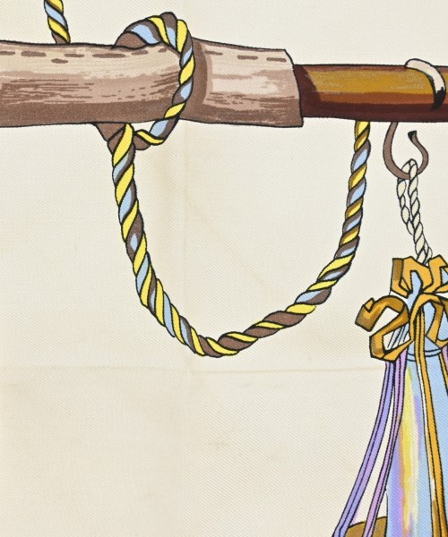 HERMES（エルメス）バンダナ・スカーフ 黒 サイズ:90 レディース/2200677499314