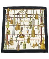 HERMES（エルメス）バンダナ・スカーフ 黒 サイズ:90 レディース/2200677499314