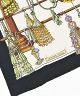 HERMES（エルメス）バンダナ・スカーフ 黒 サイズ:90 レディース/2200677499314