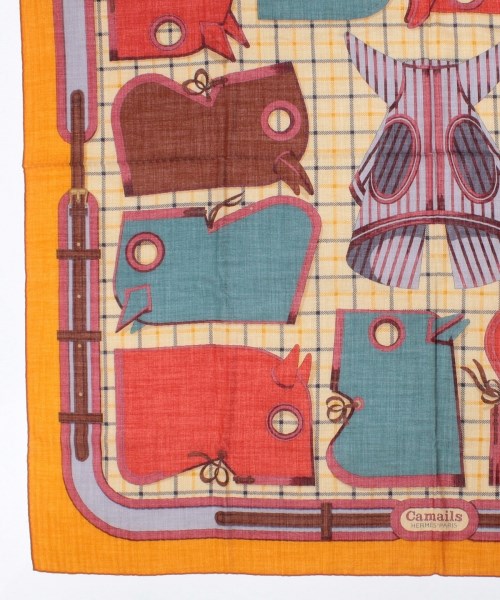 HERMES（エルメス）ストール オレンジ サイズ:- レディース/2200677940038