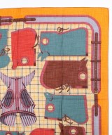 HERMES（エルメス）ストール オレンジ サイズ:- レディース/2200677940038