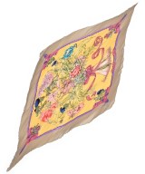 HERMES（エルメス）バンダナ・スカーフ グレー サイズ:- レディース/2200678115510