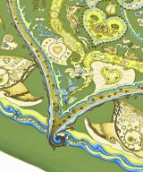 HERMES（エルメス）バンダナ・スカーフ 緑 サイズ:90 レディース/2200678115527