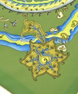 HERMES（エルメス）バンダナ・スカーフ 緑 サイズ:90 レディース/2200678115527