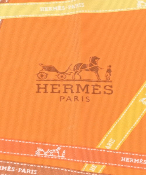 HERMES（エルメス）バンダナ・スカーフ オレンジ サイズ:- レディース/2200678115534