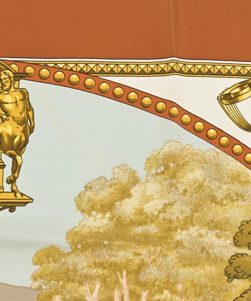 HERMES（エルメス）バンダナ・スカーフ 茶 サイズ:90 レディース/2200678115558