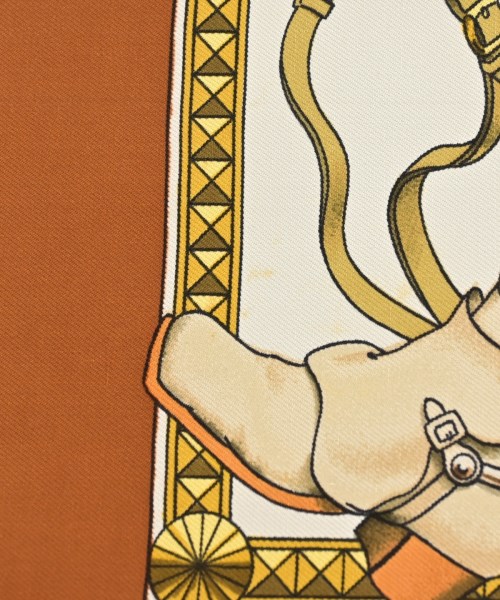 HERMES（エルメス）バンダナ・スカーフ 茶 サイズ:90 レディース/2200678115558