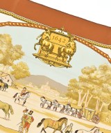 HERMES（エルメス）バンダナ・スカーフ 茶 サイズ:90 レディース/2200678115558