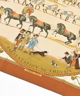 HERMES（エルメス）バンダナ・スカーフ 茶 サイズ:90 レディース/2200678115558