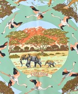 HERMES（エルメス）バンダナ・スカーフ 緑 サイズ:90 レディース/2200678115565