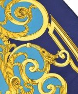 HERMES（エルメス）バンダナ・スカーフ 紺 サイズ:90 レディース/2200678115596