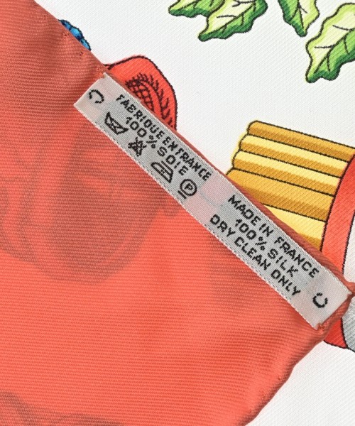 HERMES（エルメス）バンダナ・スカーフ オレンジ サイズ:90 レディース/2200678115602