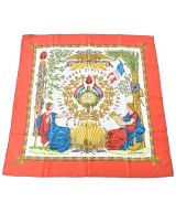HERMES（エルメス）バンダナ・スカーフ オレンジ サイズ:90 レディース/2200678115602