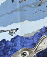 HERMES（エルメス）バンダナ・スカーフ 紺 サイズ:90 レディース/2200678115633