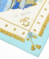 HERMES（エルメス）バンダナ・スカーフ 青 サイズ:90 レディース/2200678115671