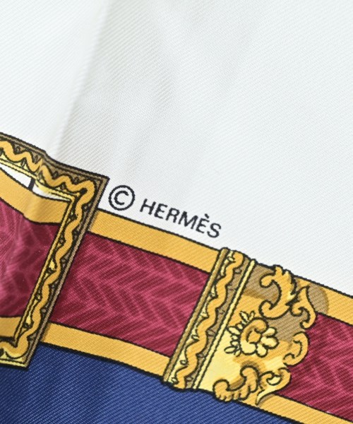 HERMES（エルメス）バンダナ・スカーフ 青 サイズ:90 レディース/2200678115688