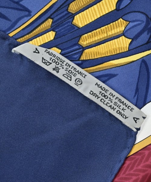 HERMES（エルメス）バンダナ・スカーフ 青 サイズ:90 レディース/2200678115688