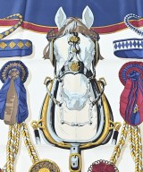 HERMES（エルメス）バンダナ・スカーフ 青 サイズ:90 レディース/2200678115688