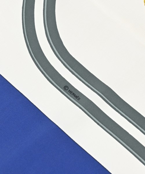 HERMES（エルメス）バンダナ・スカーフ 白 サイズ:90 レディース/2200678115695