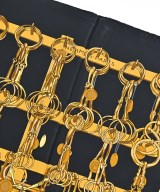 HERMES（エルメス）バンダナ・スカーフ 黒 サイズ:90 レディース/2200678115718