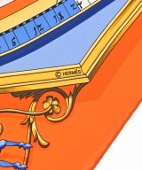 HERMES（エルメス）バンダナ・スカーフ オレンジ サイズ:90 レディース/2200678115725