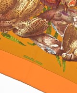 HERMES（エルメス）バンダナ・スカーフ 黄 サイズ:90 レディース/2200678115732