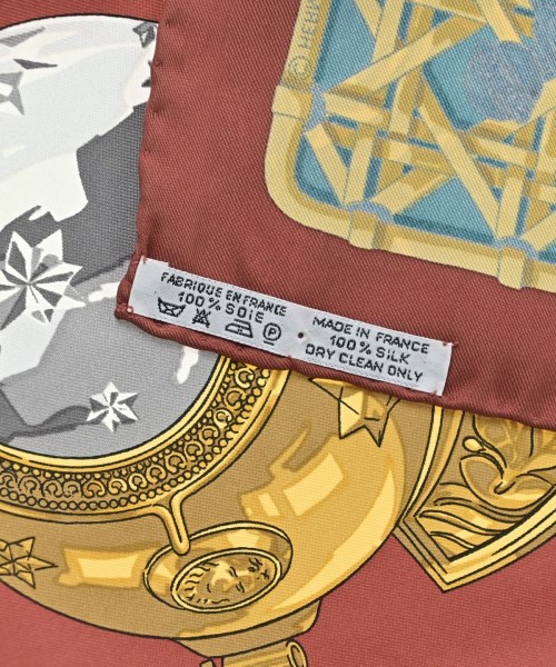 HERMES（エルメス）バンダナ・スカーフ オレンジ サイズ:90 レディース/2200678115756