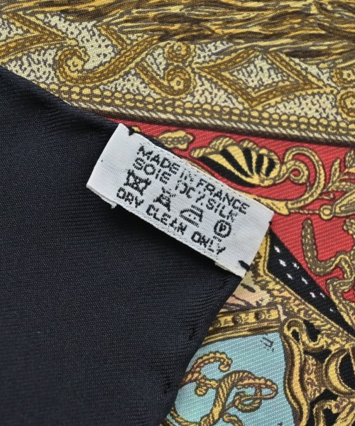 HERMES（エルメス）バンダナ・スカーフ 黒 サイズ:90 レディース/2200678115770