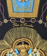 HERMES（エルメス）バンダナ・スカーフ 黒 サイズ:90 レディース/2200678115770