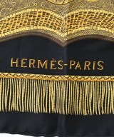 HERMES（エルメス）バンダナ・スカーフ 黒 サイズ:90 レディース/2200678115770