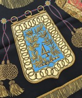 HERMES（エルメス）バンダナ・スカーフ 黒 サイズ:90 レディース/2200678115770