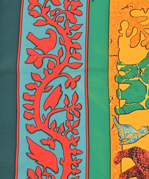 HERMES（エルメス）バンダナ・スカーフ 緑 サイズ:90 レディース/2200678115794