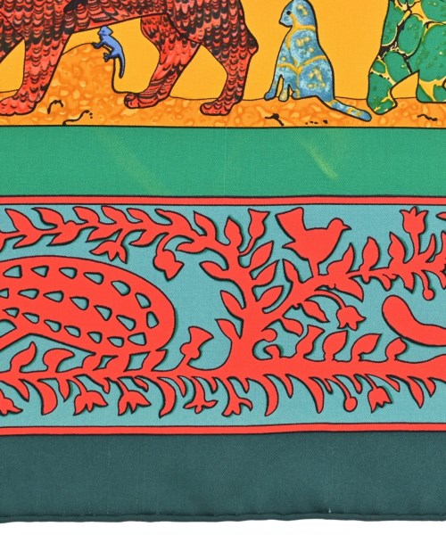 HERMES（エルメス）バンダナ・スカーフ 緑 サイズ:90 レディース/2200678115794