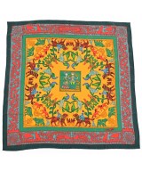 HERMES（エルメス）バンダナ・スカーフ 緑 サイズ:90 レディース/2200678115794